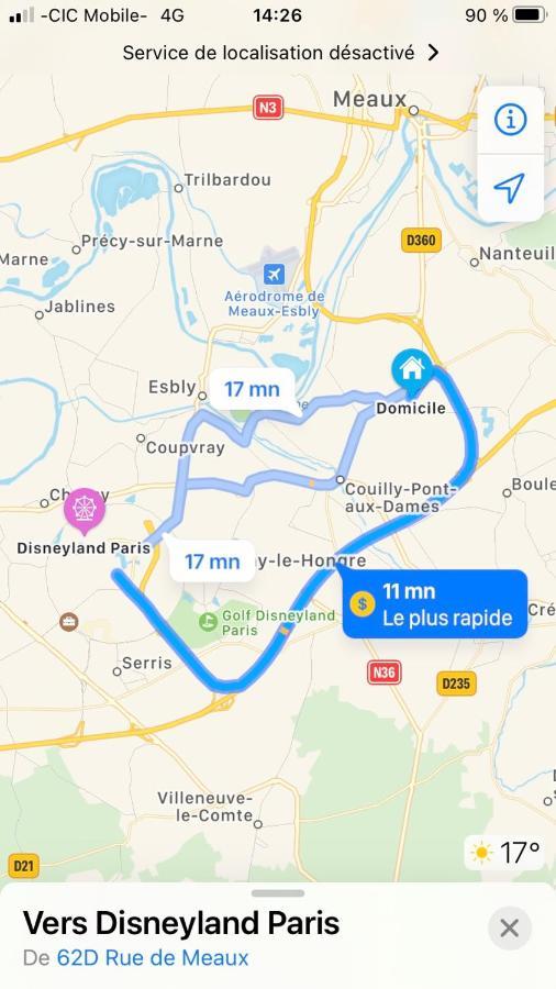 Cocon Familial Proche Disneyland Paris Quincy-Voisins Ngoại thất bức ảnh